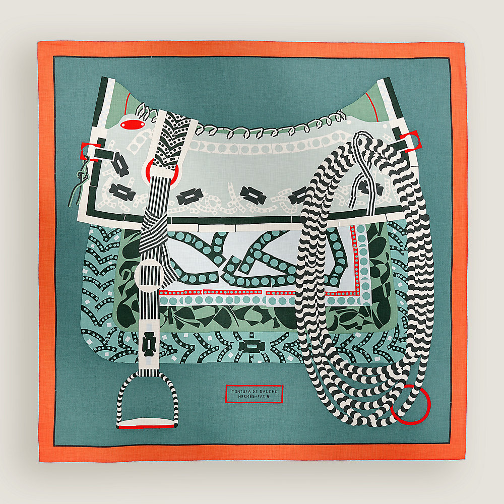 HERMES 最新作 スカーフ 上品 カレ140 お洒落 Montura de Gaucho Montura de Gaucho shawl 140 | Hermès Mainland China